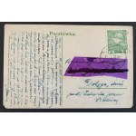 MUSZYNA. Ruiny zamku i most kolejowy. Krynica [1912]