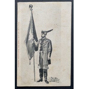[Radziszewski] Sokół ze sztandarem [1902]