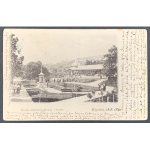 KRYNICA. Kiosk meteorologiczny i bazar [1900]