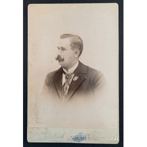 Photographie en carton. Homme. Częstochowa.