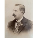 Photographie en carton. Homme. Częstochowa.