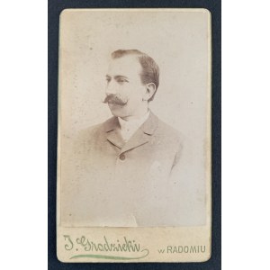 Cardboard photograph. Male. Radom [1893].