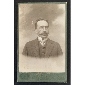 Cardboard photograph. Male. Kielce.