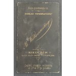 Fotografia kartonikowa. Kobieta. Kielce [1888]
