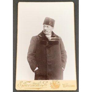 Fotografia kartonikowa. Mężczyzna. Warszawa [1897]