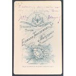 Fotografia kartonikowa. Mężczyzna. Warszawa [1897]