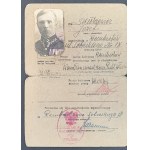 [P.K.P.] ZAŚWIADCZENIE do biletów miesięcznych pracowniczych. Rembertów [1949]