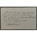Fotografia kartonikowa. Mężczyźni. Lasy Kórnickie [1912]