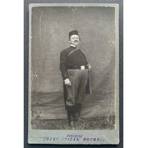 Fotografia kartonikowa. Mężczyzna. BOCHNIA