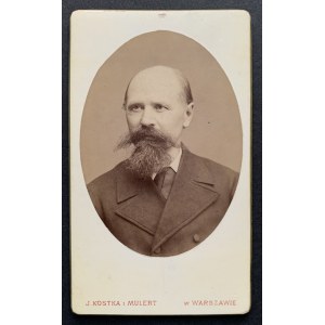 Fotografia kartonikowa. Mężczyzna. Warszawa [1896]