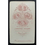 Fotografia kartonikowa. Mężczyzna. Warszawa [1896]