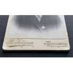 Cardboard photograph. Male. Wloclawek.
