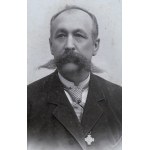 Cardboard photograph. Male. Wloclawek.