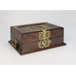 Set di gioco in valigetta di legno con chiave