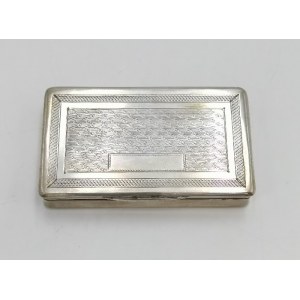 Tabatière à décor guilloché