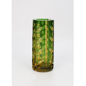 BOHEMIA, Decorative vase with stylized branches