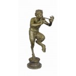 A pair of sculptures: Pan and Faun