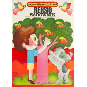 proj. Hanna BODNAR (1929-2001), Reksio the orchardist, 1977