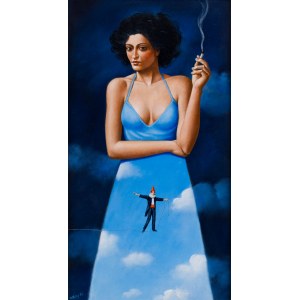 Rafał Olbiński (ur. 1943, Kielce), Gone with the smoke, 2012