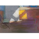 Grzegorz Morycinski (1936 Augustow - 2015 Warsaw), Interior of a Room