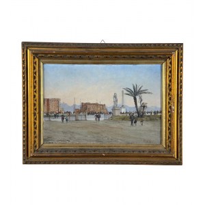 F. Del Basso, View of Naples - F. Del Basso