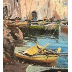 L. SAVARESE, Neapolitanische Meereslandschaft - L. Savarese