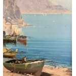L. SAVARESE, Neapolitanische Meereslandschaft - L. Savarese