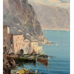 L. SAVARESE, Neapolitanische Meereslandschaft - L. Savarese