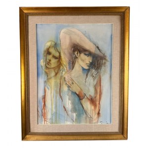 SCUOLA ITALIANA, Two women