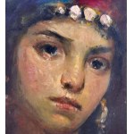 UNIDENTIFIED SIGNATURE, Portrait of an Eastern woman