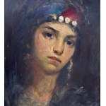 UNIDENTIFIED SIGNATURE, Portrait of an Eastern woman