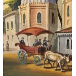 UNIDENTIFIED SIGNATURE, Street scene with figures in Istanbul