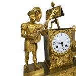 Gilt bronze clock
