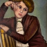 UNIDENTIFIED SIGNATURE, Portrait of a Seated Woman