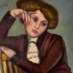 UNIDENTIFIED SIGNATURE, Portrait of a Seated Woman