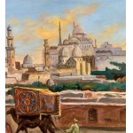UNIDENTIFIED SIGNATURE, Street scene with figures in Istanbul