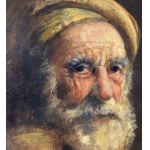 UNIDENTIFIED SIGNATURE, Portrait of an elderly man with a beard