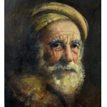 UNIDENTIFIED SIGNATURE, Portrait of an elderly man with a beard