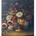 ANONIMO, Vase with Flowers in the manner of Pieter Bruegel