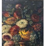 ANONIMO, Vase with Flowers in the manner of Pieter Bruegel