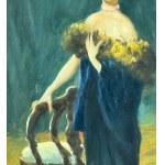 PIETRO SCOPPETTA, Portrait de femme élégante - Pietro Scoppetta