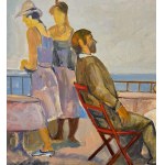 ANONIMO, Characters on a terrace