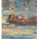 UNIDENTIFIED SIGNATURE, Marine view with boats