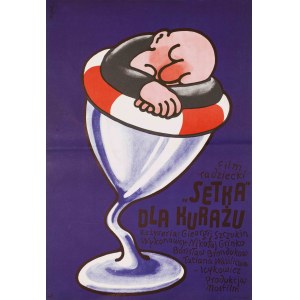 proj. Jerzy FLISAK (1930-2008), Setka dla kurażu, 1977