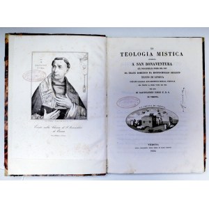 La Teologia Mistica a San Bonaventura - Verona 1852