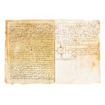Manoscritto notarile su pergamena