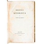 [Storia/Roma] Velleius Paterculus, Caius : Velleio Patercolo Istoria romana. Valerio Massimo, Detti e fatti memorabili. 2 volumi. Milano, Niccolo Bettoni 1826