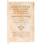 [Medicina/Farmacognosia] Tralles, Balthasar Ludwig: Usus opii salubris et noxius in morborum medela solidis et certis principiis superstructus. Napoli, ed. Orsino & Castellano 1779. 3 volumi