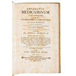 [Medicina/Farmacopea] Murray, Johan Anders : Apparatus medicaminum tam simplicium. Prima edizione, Ticini : ex typographia R. & Imp. Mon. S.Salv., 1787-1792