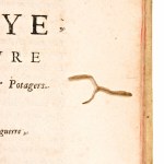[Orticoltura] de La Quintinie, Jean B. : Instruction pour les jardins fruitiers et potagers, avec un traité des orangers, et des réflexions sur l'agriculture. A Paris, Chez Etienne-Francois Savoye, 1740. 2 volumi
